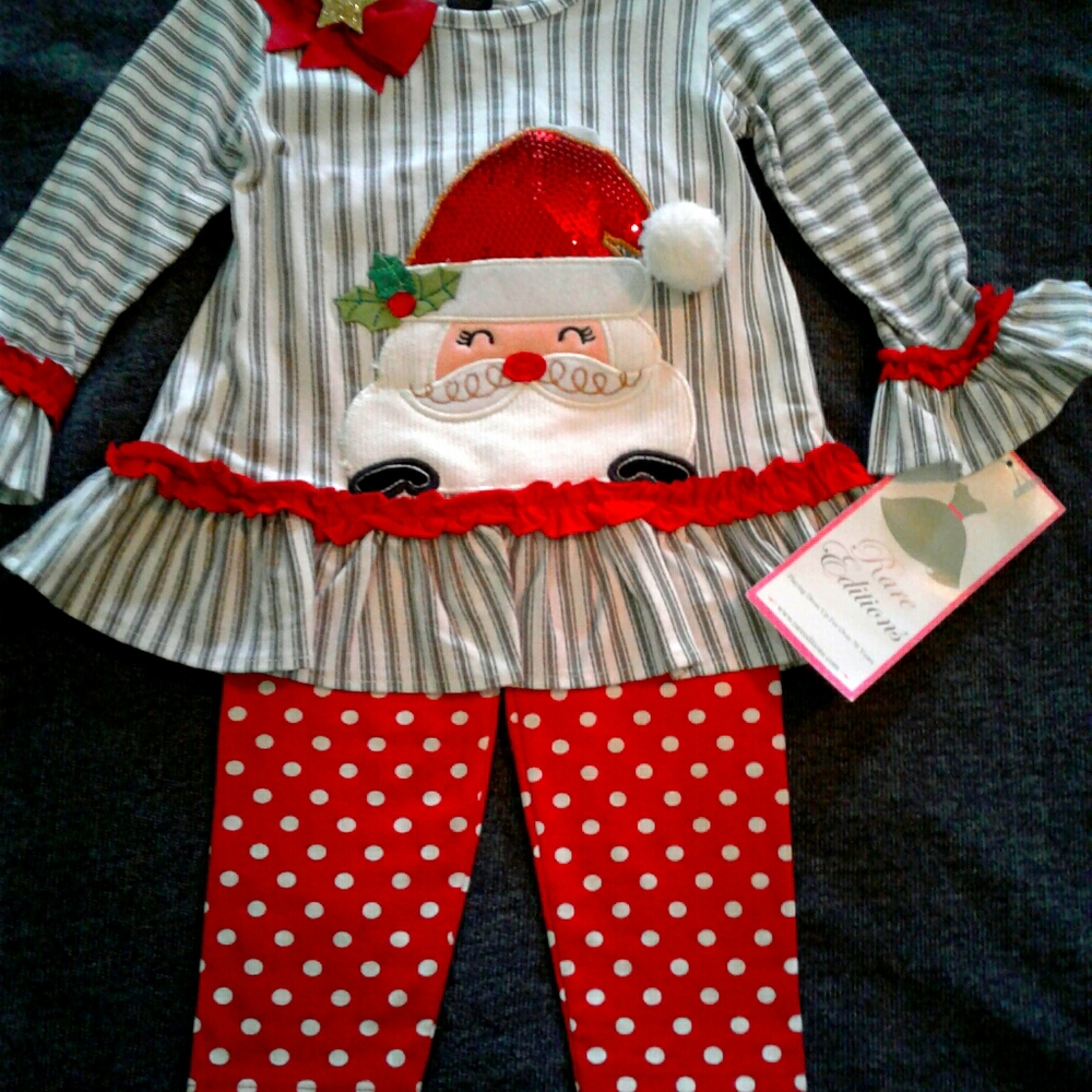 Adorable two piece Christmas outfit